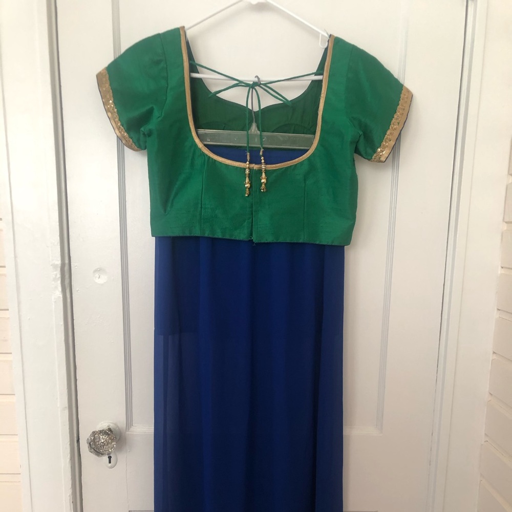 Deep blue Saree/Sari